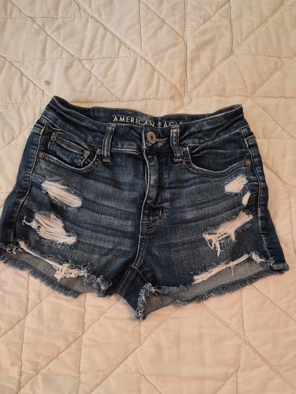 Bundle -American Eagle Distressed Shorts -2 for one price - Size 2 - Picture 10 of 16